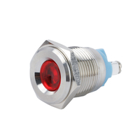 16 mm LED-Metallanzeigeleuchte, Schraubstift, 3 V, 12 V, 24 V, 36 V, 48 V, 110 V, 220 V 